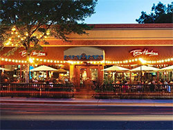 front of Tres Hombres restaurant in Chico