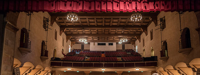 balcony section of laxson theater